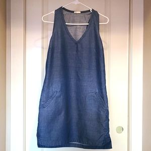AG Racerback Blue Dress with Pockets